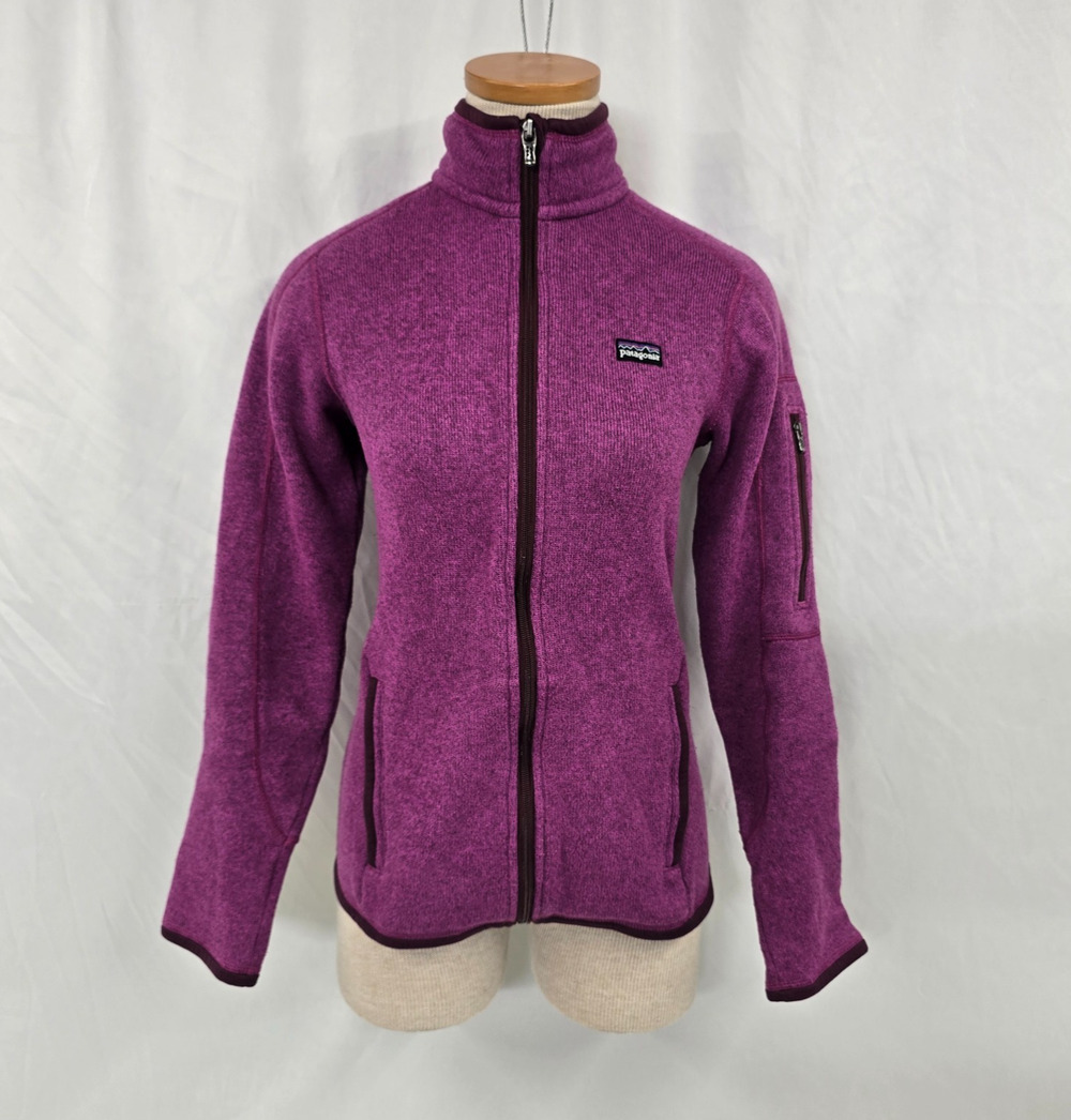 Patagonia Better Sweater Full Zip Up Jacket Women's XS Fuchsia Pink